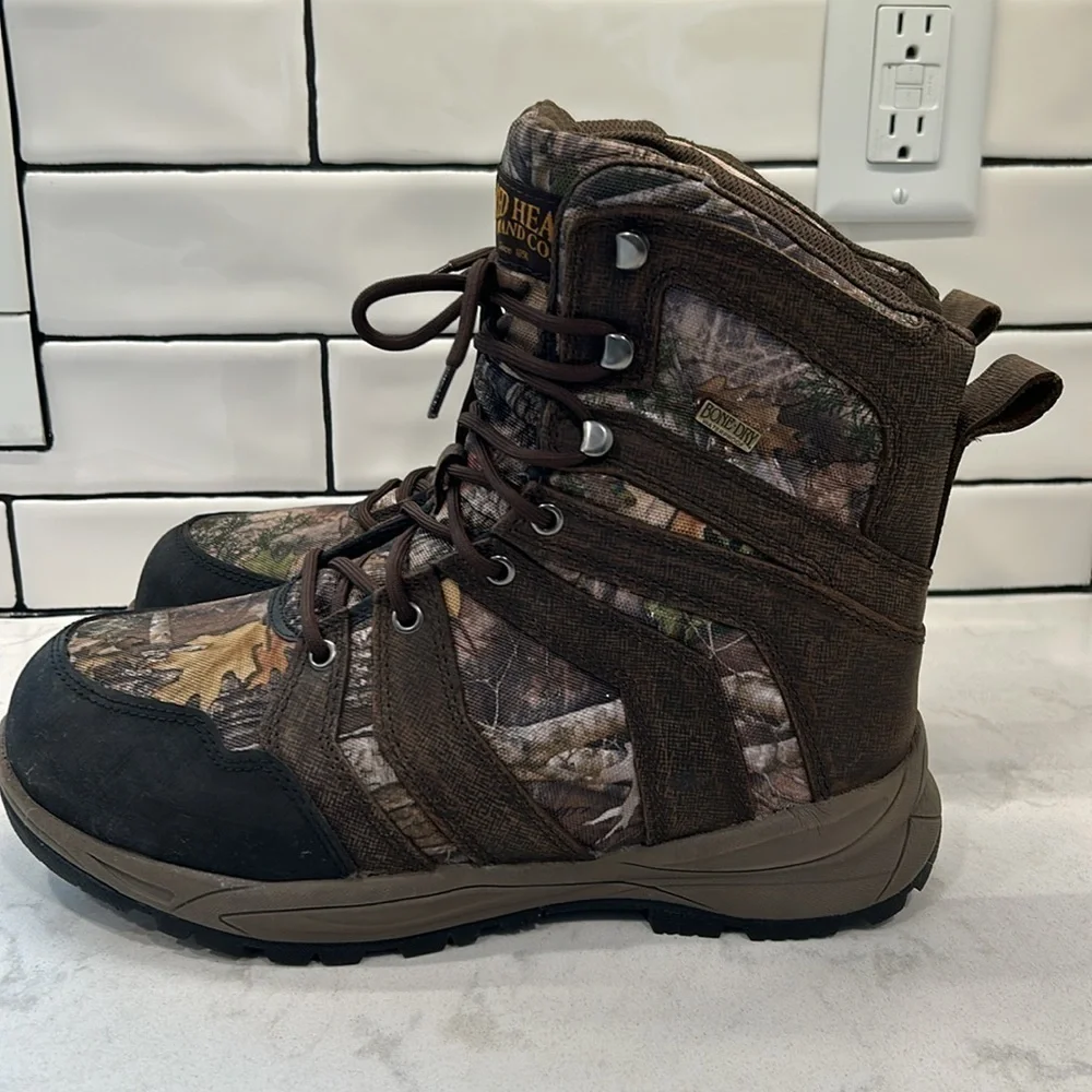 Red Head Brand Co. Timbertrek 1000 10W Men’s Hunting Camo Boot NWOT